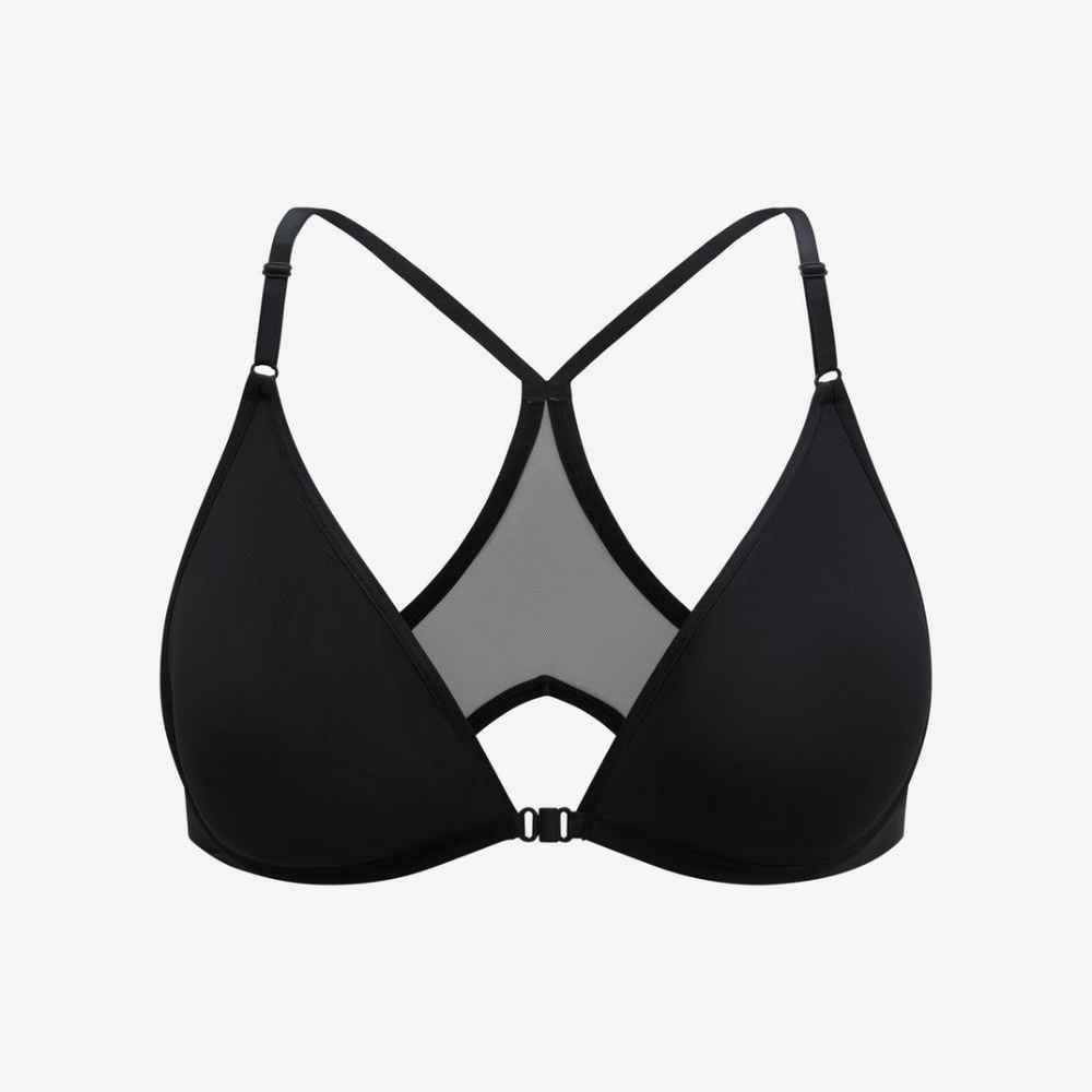 ThirdLove Bare Mesh Front Close Racerback Bra Size 30Fblack / 30F